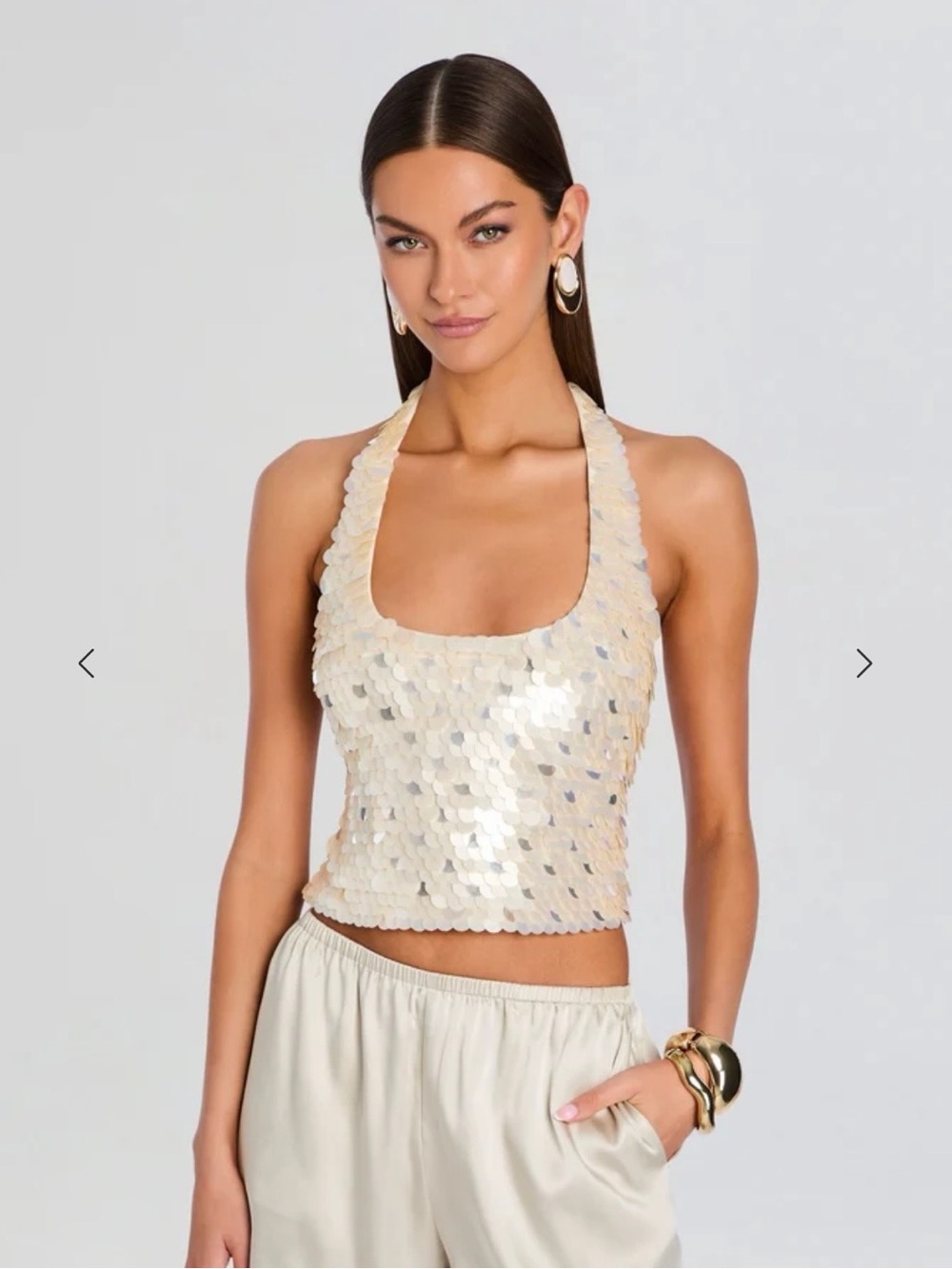 Retrofete AVRIEL EMBELLISHED TOP